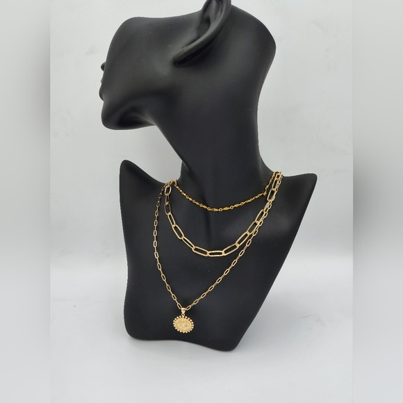 Vendome Signed Three-piece Necklace Set, NEW WITHOUT TAGS - Picture 6 of 9